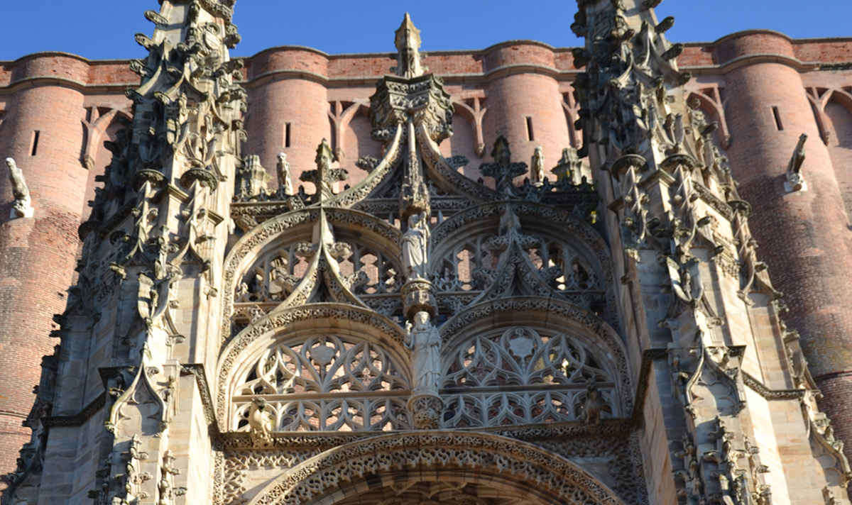 Porche d'entrée Cathédrale Sainte-Cécile d'Albi
